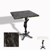 Dockers Çipa 1003 Döküm Ayak Kare Masa 60X60 cm - (Werzalit, Wermodin ve Allzalit Tabla) - Teramo