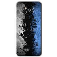 MRCİLETİSİM Poco x3 Pro Kılıf Baskılı Kapak - Abstract Wallpaper + 5D Tam Kaplayan Cam