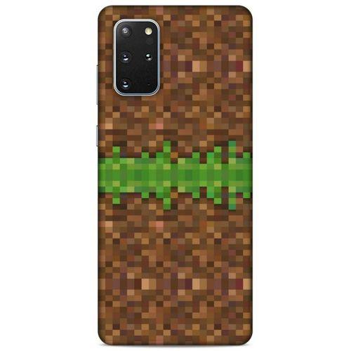 Lopard Samsung Galaxy S20 Plus Uyumlu Kılıf PiXel (1) Kılıfı Yeşil Mine