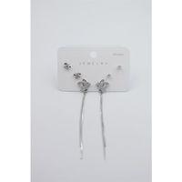 Çoklu Set Küpe - Gümüş