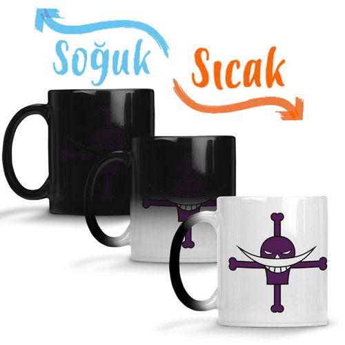 One Piece Nico Robin Roronoa Zoro Amiral Sihirli Kupa Bardak Porselen