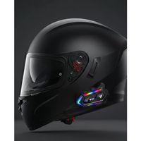 Yeni Nesil Bluetooth 5.3 Motosiklet Intercom Rgb Işıklı 1000m Mesafeli