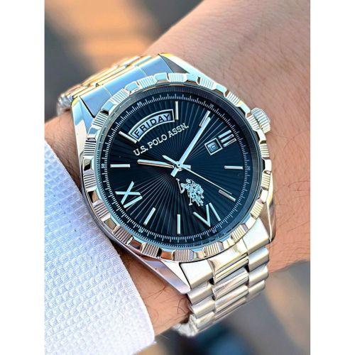 U.S.Polo Assn Çelik Kasa Ve Kordon 2 Yıl Garantili 5 Atm Suya Dayanıklı Erkek Kol Saati E.PA1123-03