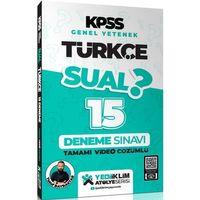 KPSS Genel Yetenek Sual Türkçe Tamamı Video Çözümlü 15 Deneme Yediiklim Yayınları