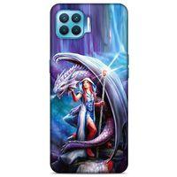 Oppo Reno 4 Lite Kılıf Dragons (31) TPU Kılıf Ejderha ve Sahibe