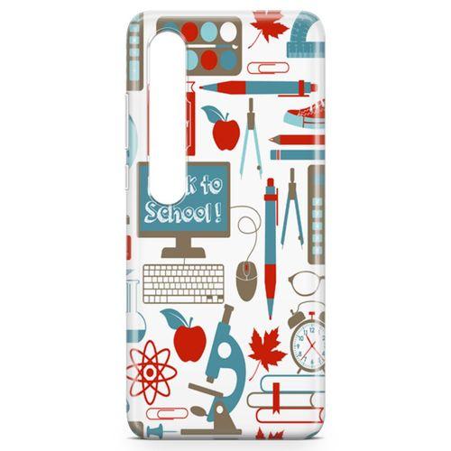 Xiaomi Mi 10 Kılıf Okula Dönüş Arka Kapak Koruma Desenli Full Koruyucu