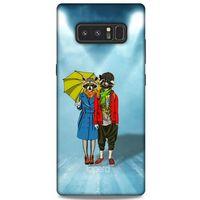 Samsung Galaxy Note 8 Kılıf FunnyMaX (47) Crystal Flex Kılıf Cam Göbeği