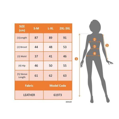 Kadın Uzun Kollu önü Fermuarlı Mini Deri Elbise