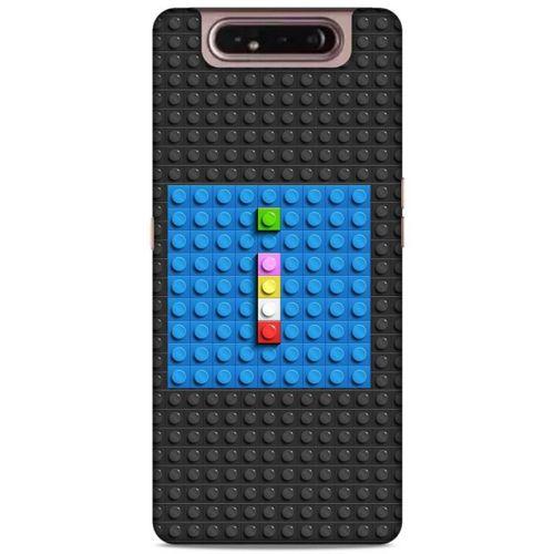 Lopard Samsung Galaxy A80 Uyumlu Kılıf BloX (20) Koruyucu Kılıf İ Harfi
