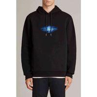 Within Temptation Baskılı Siyah Erkek Kapşonlu Sweatshirt