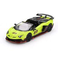 Eğitici Çocuk Mini GT 1/64 Lamborghini Aventador SVJ 63 Roadster Verde Shock - Blister Paket