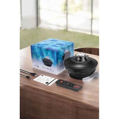 Projektör Yıldız Gece Lambası Disko Topu Bluetooth Bağlantılı Taşınabilir Şarjlı