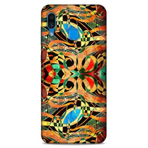Lopard Samsung Galaxy A30 Uyumlu Kılıf Manipülasyon ☻ (8) Baskılı Kılıf Desenli