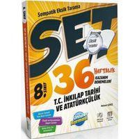 8. Sınıf T.C İnkılap Tarihi ve Atatürkçülük SET 36 Haftalık Kazanım Denemeleri Ünlüler Yayınları