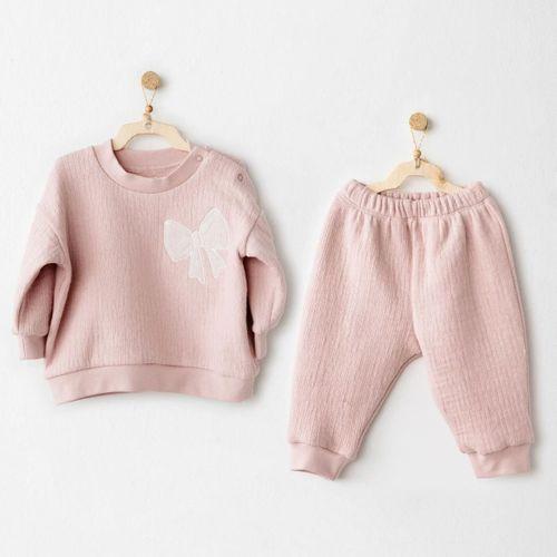 Andywawa Andywawa AC26200 Casual 2'li Takım Pink