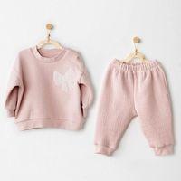 Andywawa Andywawa AC26200 Casual 2'li Takım Pink