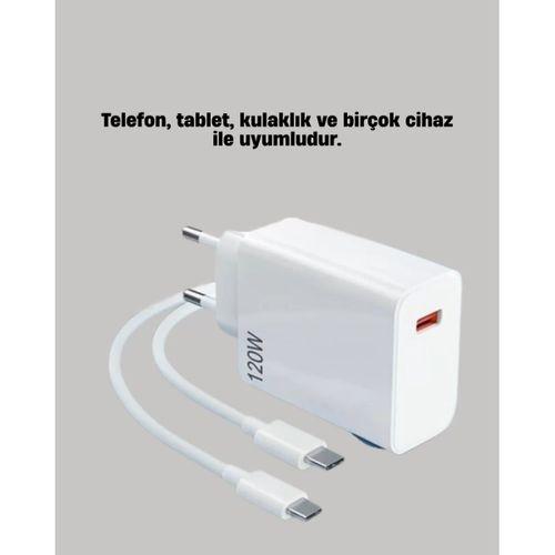 120w Mi Turbo Akıllı Tanıma Çipli Hızlı Şarj Cihazı Taşınabilir Ve Dayanıklı