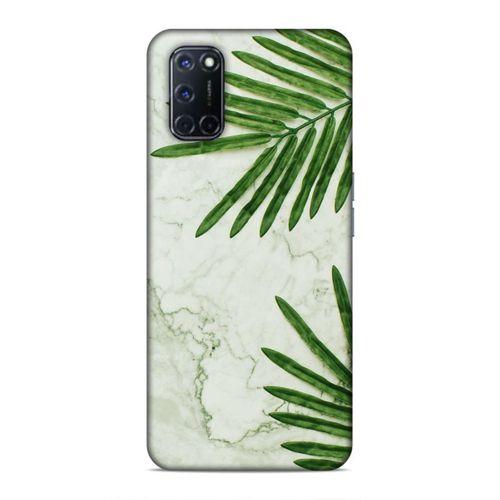 Oppo A72 Kılıf Mermer Cicegi Arka Kapak Silikon Koruma Full Koruyucu