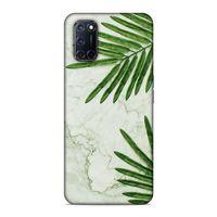 Oppo A72 Kılıf Mermer Cicegi Arka Kapak Silikon Koruma Full Koruyucu