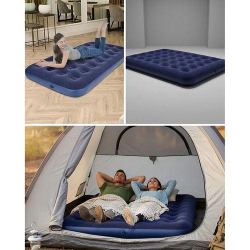 Çok Amaçlı Şişme Hava Yatağı Çift Kişilik Hızlı Şişirme Vanalı