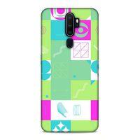 Oppo A9 2020 Uyumlu Kılıf Insomnia (30) Silicone Case Pembe Yeşil
