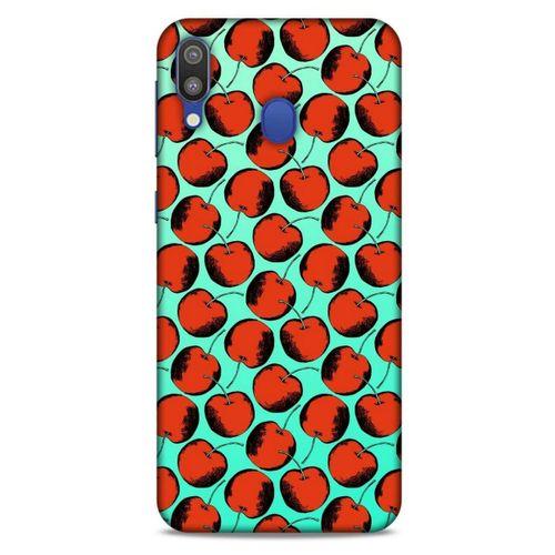 Frutix Kiraz 01 Samsung Galaxy M20 Kılıf Desenli Silikon