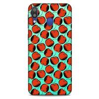Frutix Kiraz 01 Samsung Galaxy M20 Kılıf Desenli Silikon