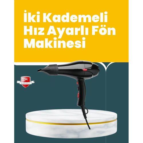 Tüm Saç Tipleri İçin 2200w Güçlü Fön Makinesi