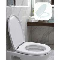 Universal Klozet Kapak Seti Kaydırmaz Alt Yüzey Kolay Temizlik Banyo Aksesuarı