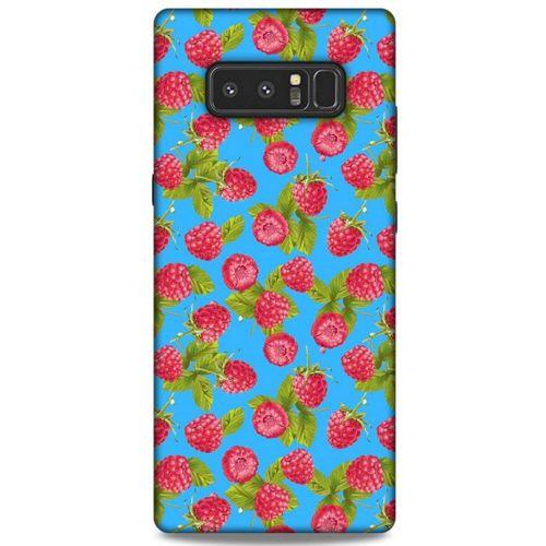 Frutix Ahududu 01 Samsung Galaxy Note 8 Kılıf Desenli Silikon