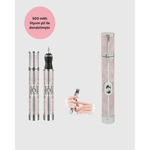 Ergonomik Saplı 20.000 Rpm Hız Kontrollü Manikür Pedikür Makinesi