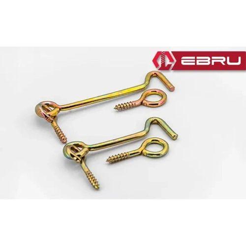 , Kapı Pencere Halkalı Çengel, Kanca Kilit 80 - 10 Adet