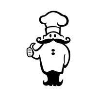 Onaylayan Aşçı Oto özel yeni sticker Siyah 20 x 34 cm