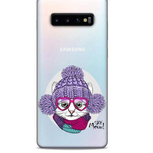 Zoologix (90) Samsung Galaxy S20 Ultra Şeffaf Kılıf Silikon Desenli