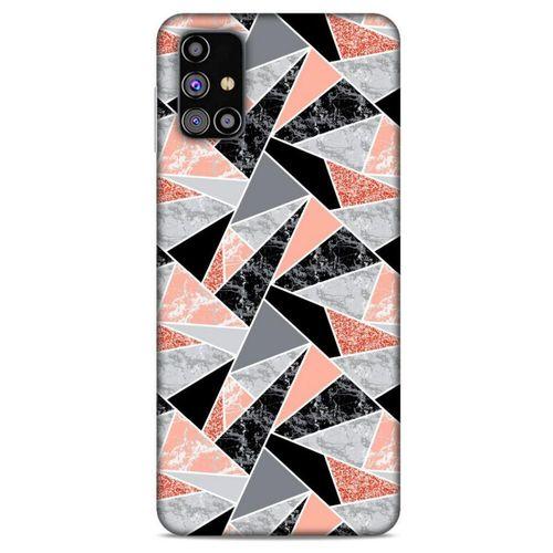 Mermer Desenli (32) Tema Soft Silikon Kılıf Bakır rengi Samsung Galaxy M31s Kılıf