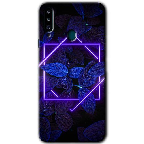 Galaxy A20s Kılıf HD Desen Baskılı Arka Kapak - Mekanik Yaprak 5