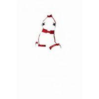 Kırmızı Harness Takım Deri Yüksek Yaka Toka Detaylı - Brf1338