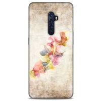Oppo Reno 2 Kılıf Desenli Özel Seri Tüyler (21) Koruyucu Kapak
