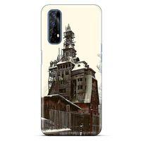 Oppo Realme 7 Kılıf Dünya Mimarisi (40) Fit Silikon Kılıf Wooden Gagster House