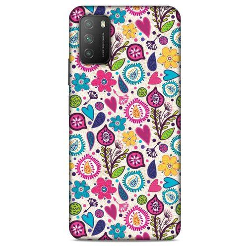 Lopard Xiaomi Poco M3 Uyumlu Kılıf Botanix (63) Silikon Kap