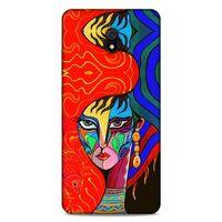 Lopard Xiaomi Redmi 8A Uyumlu Kılıf Sürreal Yüzler ♀ (10) Full Koruma Kılıfı Desenli