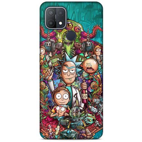 Oppo A15s Uyumlu Kılıf Rick And Morty (32) Soft Silikon Kılıf Cronenberg Morty