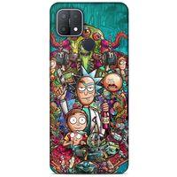 Oppo A15s Uyumlu Kılıf Rick And Morty (32) Soft Silikon Kılıf Cronenberg Morty