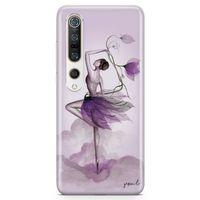 Xiaomi Mi 10 Pro Kılıf Çiçekle Dans Arka Kapak Koruma Desenli Full Koruyucu