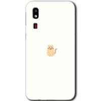 Galaxy A2 Core Kılıf HD Desen Baskılı Arka Kapak - Cat Minimalism