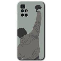 Xiaomi Redmi 10 Kılıf HD Desen Baskılı Arka Kapak + Temperli Cam - Artwork Wide