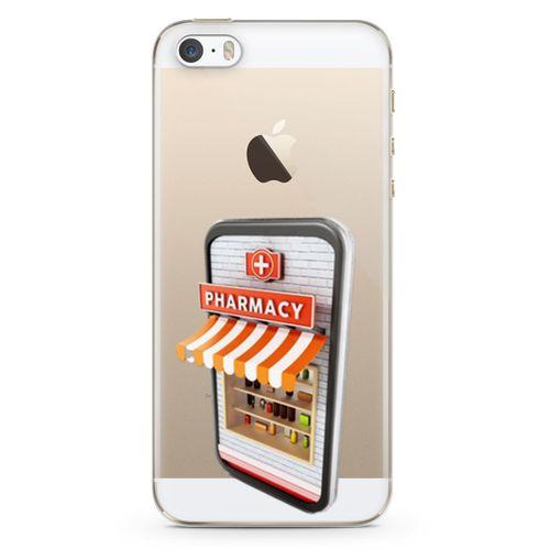 Apple iPhone 5s Kılıf Nöbetçi Eczaneler Arka Kapak Koruma Desenli Full Koruyucu