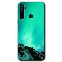 MRCİLETİSİM Realme 5i Kılıf Kapak - Aurora +Hayalet Ekran Yandan Gözükmez