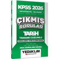 2026 KPSS Ortaöğretim Önlisans Tarih Konularına Göre Çıkmış Sorular Yediiklim Yayınları