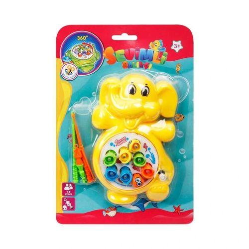 Eğitici Oyuncak 02371 Sevimli Balıkçı Kurmalı Balık Tutma Oyunu -Sunman